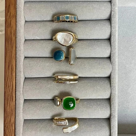 6 Piece Set Adjustable Rings